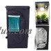 Ktaxon 24"x 24"x48" New Grow Tent 100% Reflective Mylar Hydroponics Indoor Gardening with Window   